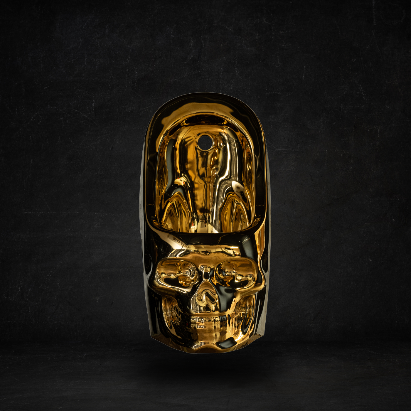 Skullpot Urinal Gold (small)