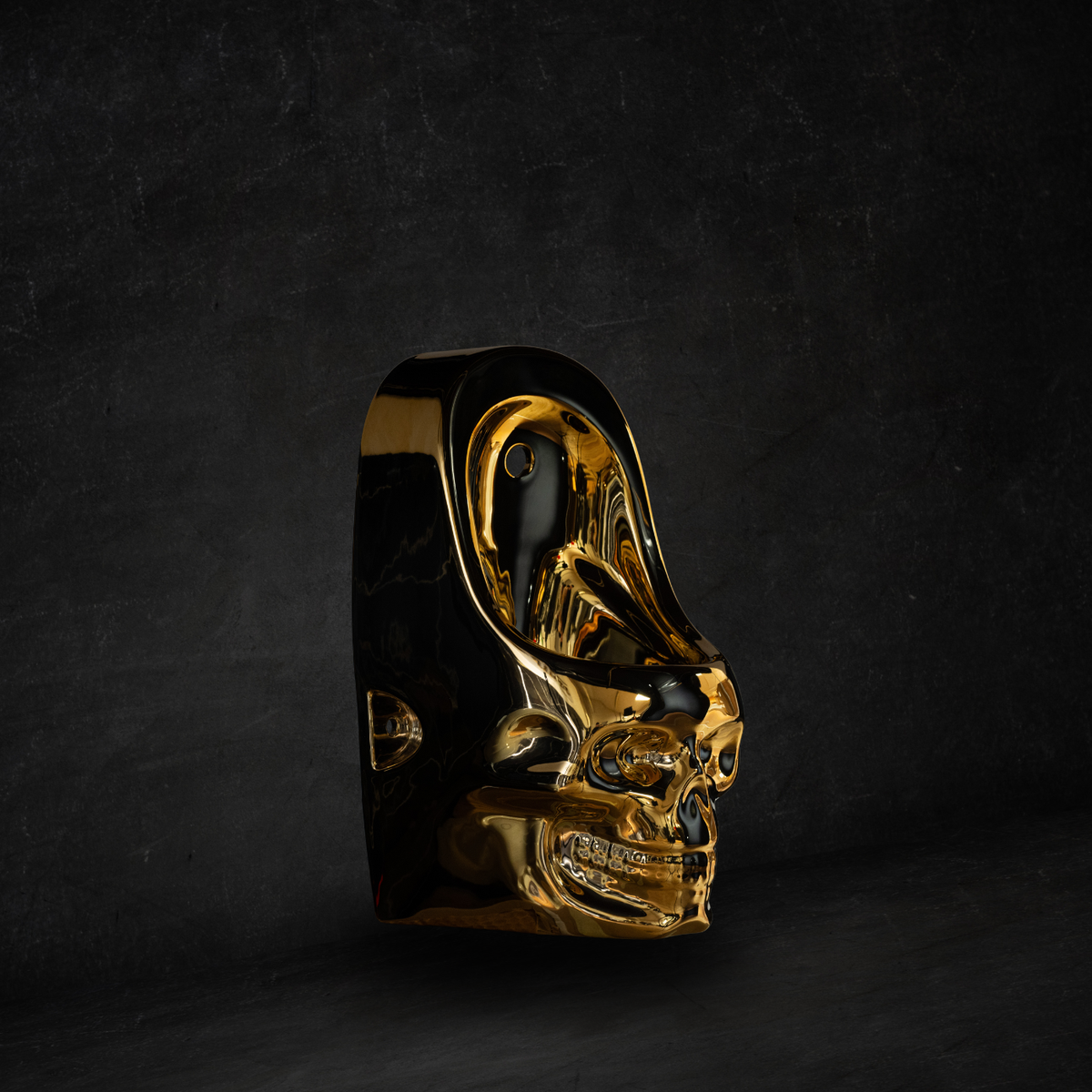 Skullpot Urinal Gold (small)