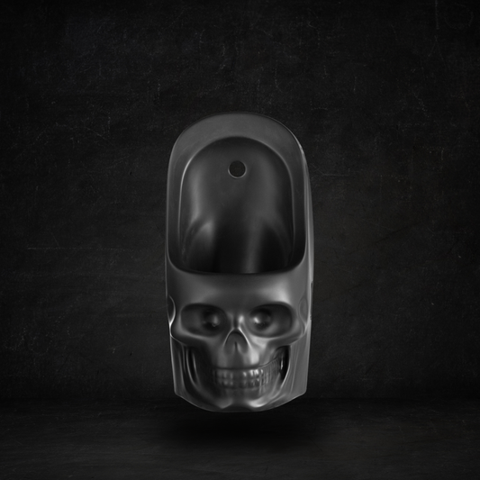 Skullpot Urinal Black Matt (small)