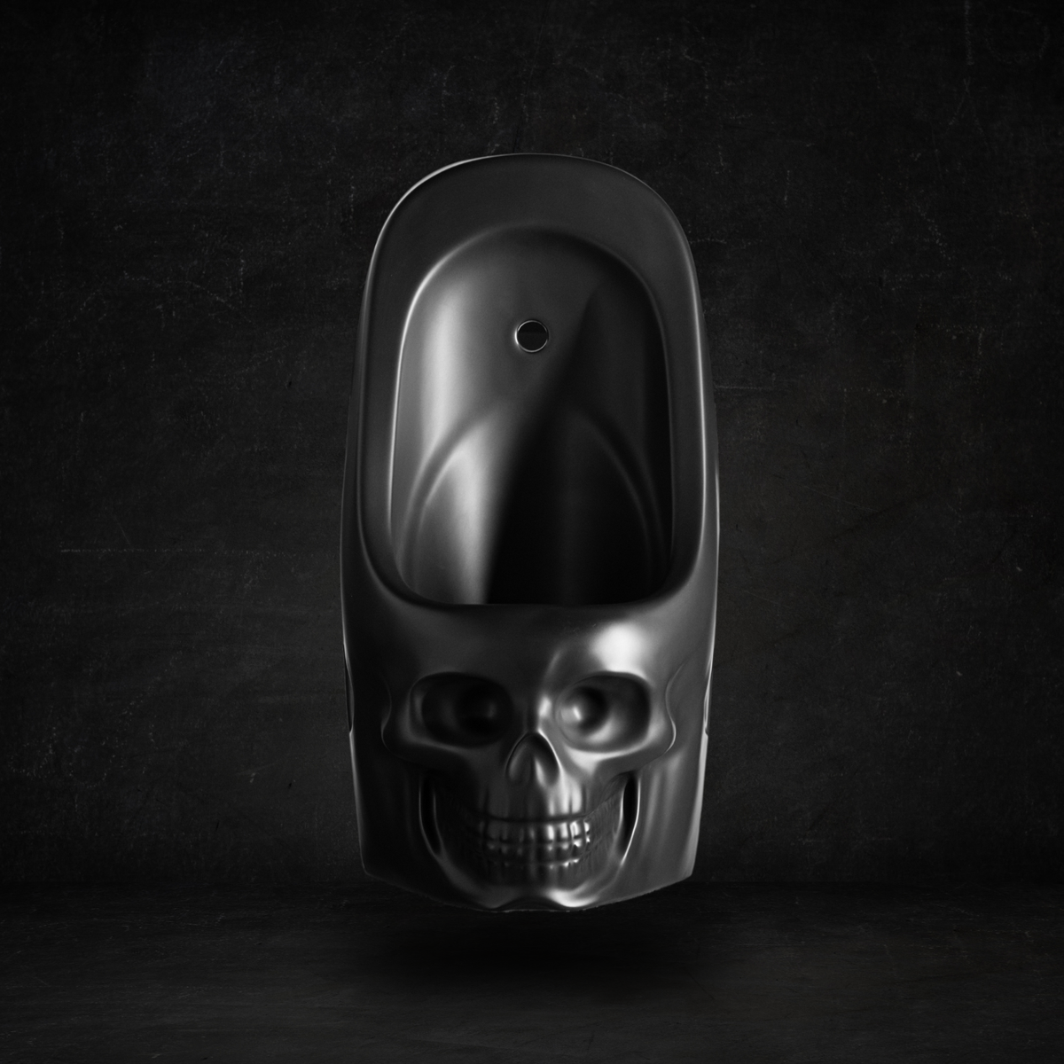 Skullpot Urinal Black Matt (big)