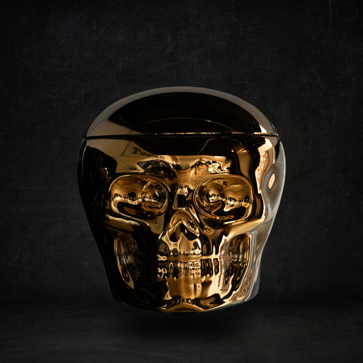 Skullpot Toilet Gold