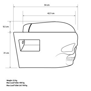 Skullpot Toilet Special Edition T-800