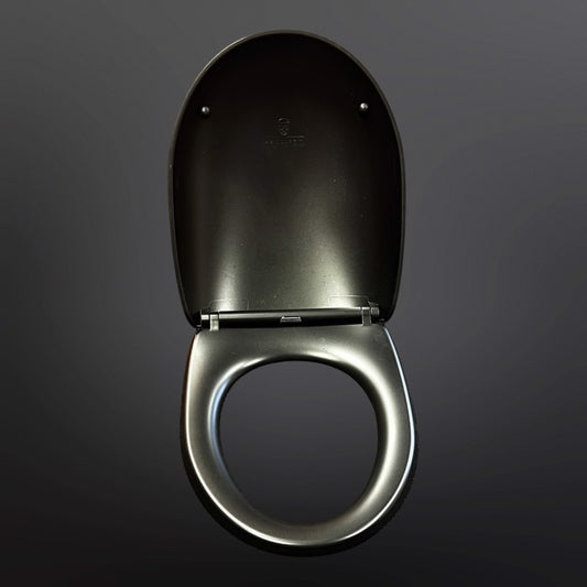 Tapa de inodoro Skullpot, negro mate